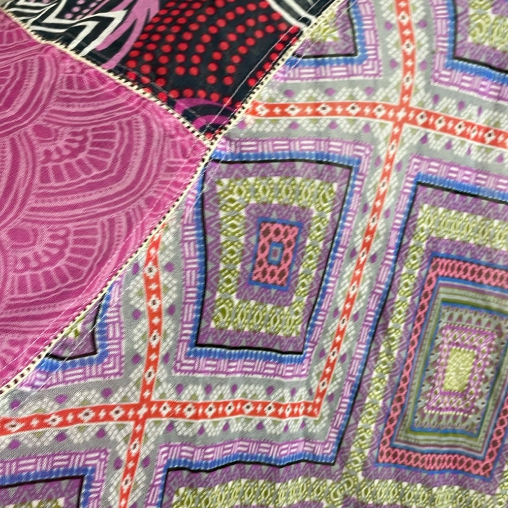 Colorful Patterned Patchwork Crocheted Women's Bo… - image 5